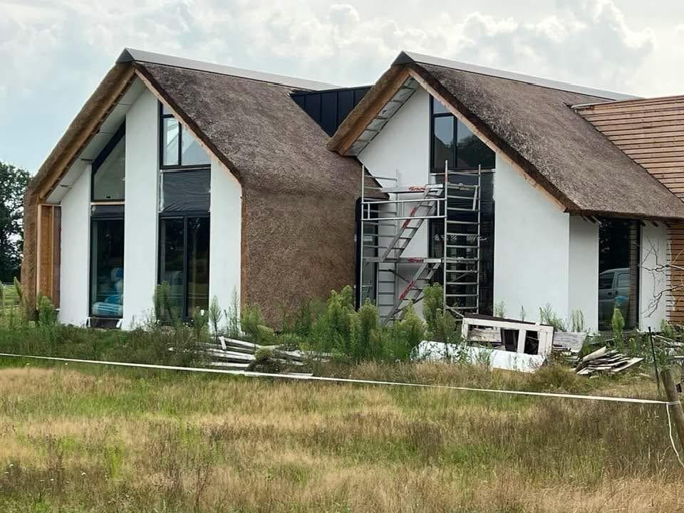 Buitengevel stucwerk