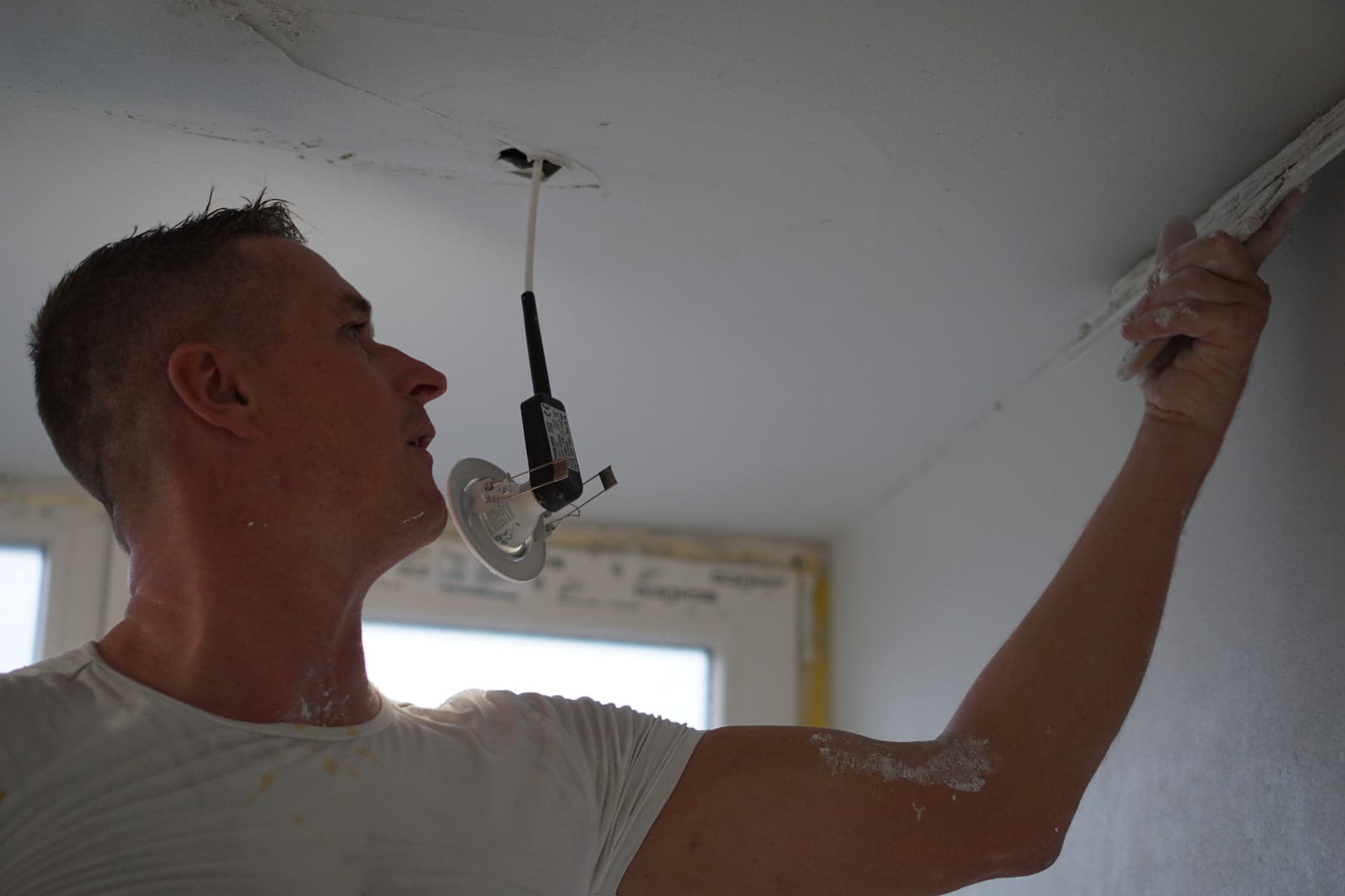 John Verschuren van JVS aan het werk